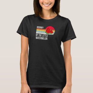 Kvinnors Mamma av den lilla vattenmelonfruktfamilj T Shirt