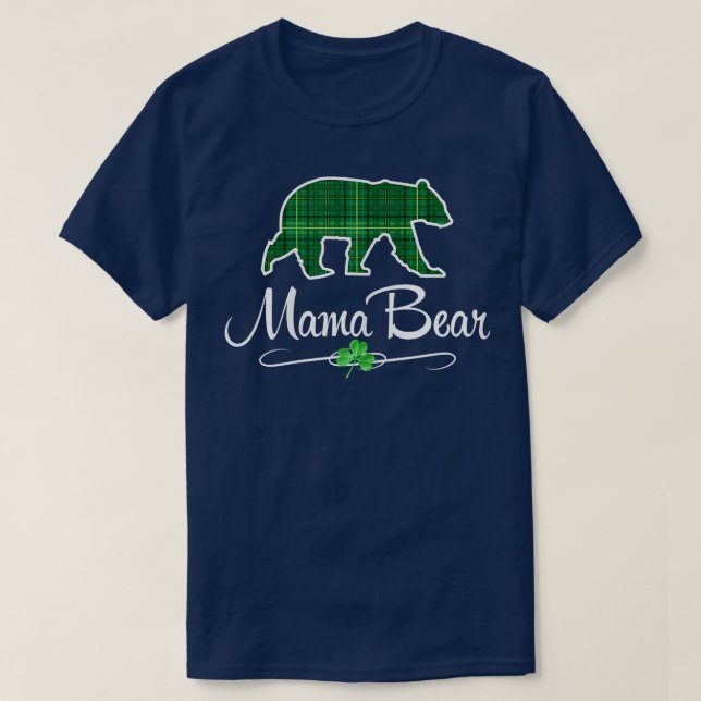 Kvinnors Mamma Bear Shirt Graphic Tee Matching Fam (Design framsida)
