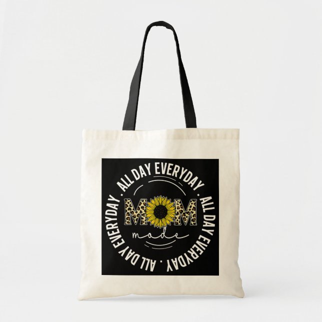 Kvinnors Mamma Mode Varje dag leopard mor Tygkasse (Framsidan)