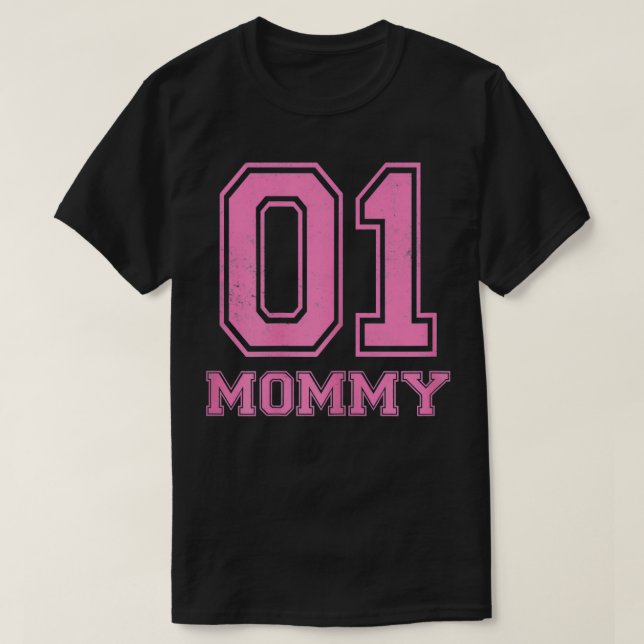Kvinnors Mamma nummer ett Kvinnor Mors dag  T Shirt (Design framsida)