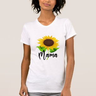 Kvinnors Mamma Solrosliv i Mamma, solljus för kvin T Shirt