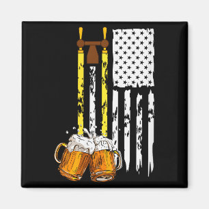 Kvinnors måndag till fredag Usa Flagga Öl Dryck Ro Magnet