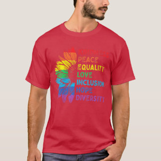 Kvinnors Mångfald Inkludering Jämlikhet Mänskliga  T Shirt