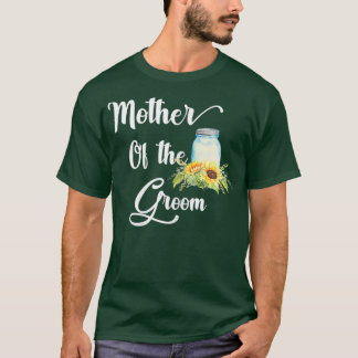 Kvinnors Matchande Bröllopsparty Mor till Brudgumm T Shirt