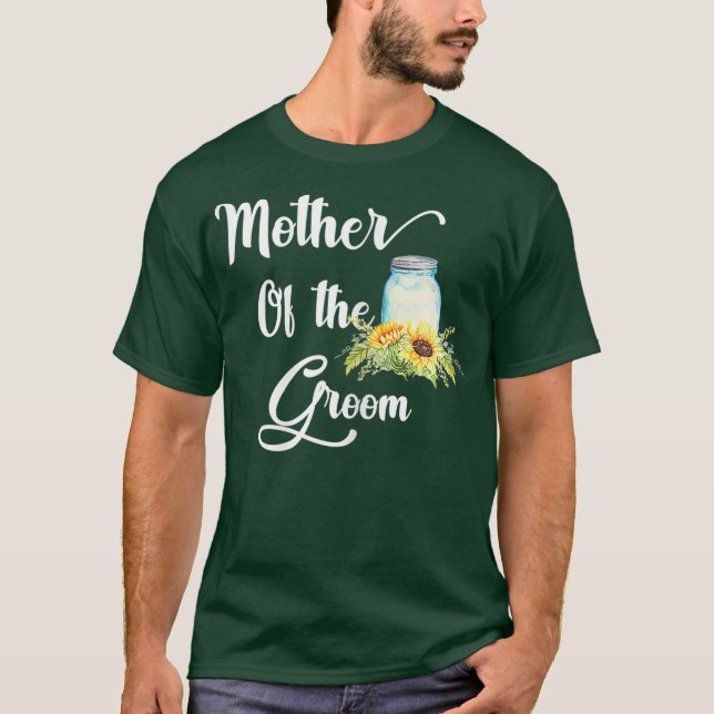 Kvinnors Matchande Bröllopsparty Mor till Brudgumm T Shirt (Framsida)
