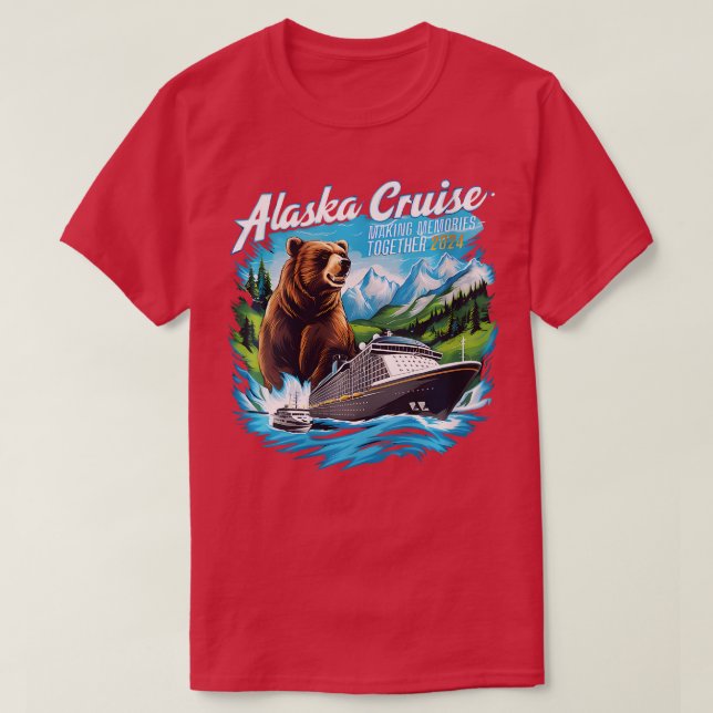 Kvinnors matchning mellan familjevänner och Alaska T Shirt (Design framsida)