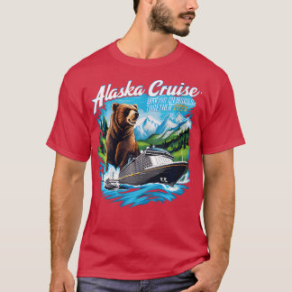 Kvinnors matchning mellan familjevänner och Alaska T Shirt