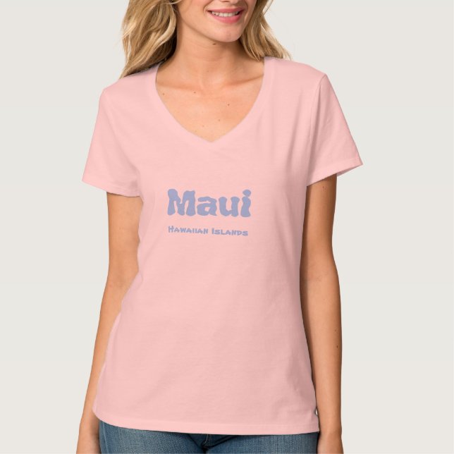 Kvinnors Maui Tee Shirt (Framsida)