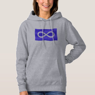 Kvinnors Metis Hoodie Metis Flagga Hoodie Shirts T Shirt