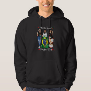 Kvinnors mexikanska brasilianska arv födda i mexik hoodie