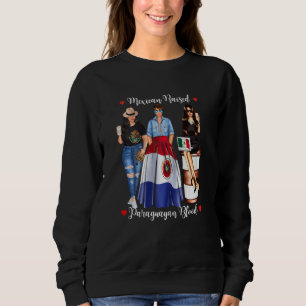 Kvinnors mexikanska paraguayan född i Paraguay pat T Shirt