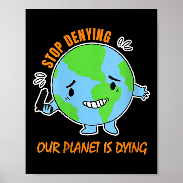 Kvinnors miljöskydd Klimatförändringar Poster (Framsidan)