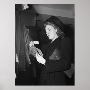 Kvinnors Mode, 1940-talet Poster