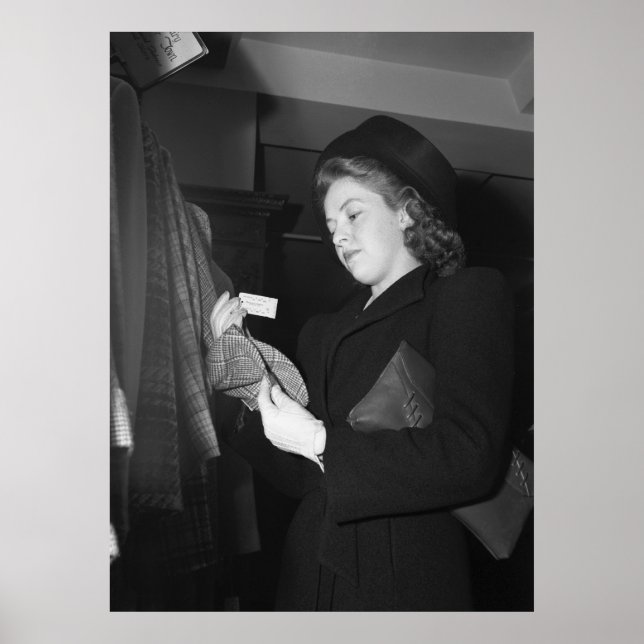 Kvinnors Mode, 1940-talet Poster (Framsidan)