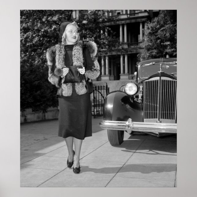 Kvinnors Mode på 1930-talet Poster (Framsidan)