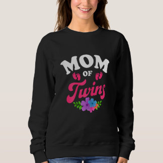 Kvinnors Moderskap Mamma till Tvillingar Stolt Mam T Shirt