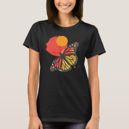 Kvinnors monarch Butterfly Sol T-Shirt
