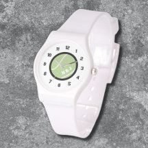 Kvinnors monogram tennis Watch Silicon Bracelet