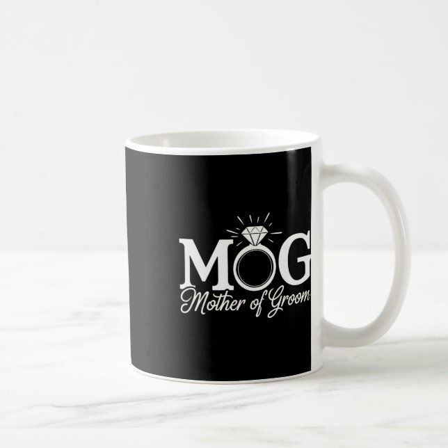 Kvinnors Mor Till Brudgummen Mob Mog Mamma Bröllop Kaffemugg (Höger)
