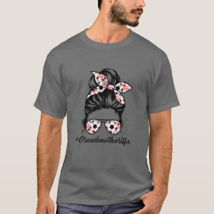 Kvinnors mormor Life Fotboll farmor Mor T Shirt