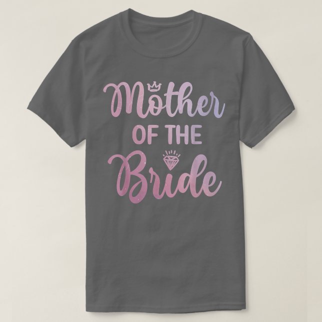 Kvinnors Mors Brud Bröllopsdusch Bröllop D T Shirt (Design framsida)