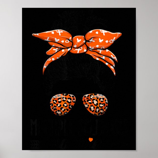 Kvinnors MS-krigare - Medvetenhet om multipel skle Poster (Framsidan)