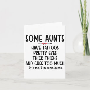 Kvinnors Några Mostrar Har Tatueringar Vackra Ögon Kort