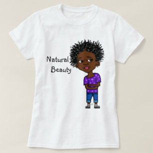 Kvinnors naturliga skönhet t shirt