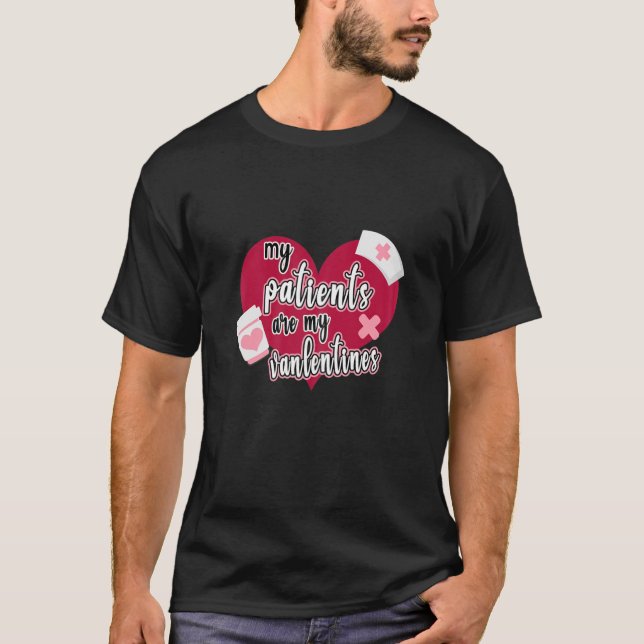 Kvinnors nuny sjuksköterskekurs Coola Valentines d T Shirt (Framsida)