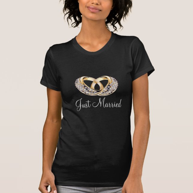 Kvinnors Ny gifta Shirt T (Framsida)