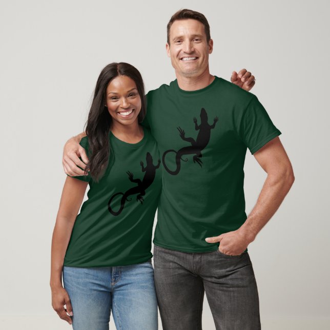 Kvinnors ödla T-shirt Dam Lizard Shirt (Unisex)