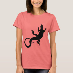 Kvinnors ödla T-shirt Organic Dam Lizard Shirt
