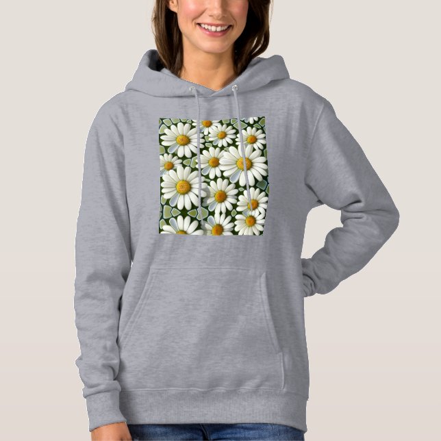 Kvinnors överdragshuva t shirt (Framsida)
