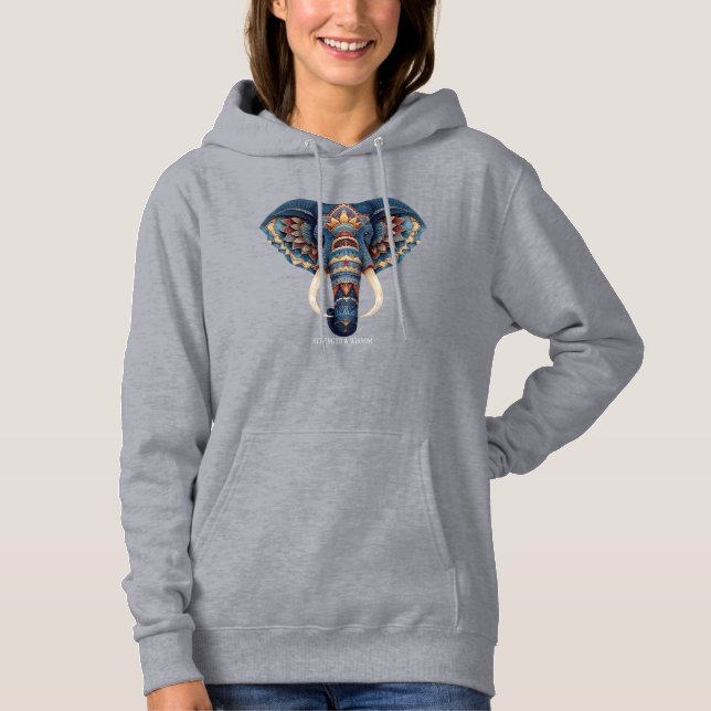 Kvinnors överdragshuva t shirt (Framsida)