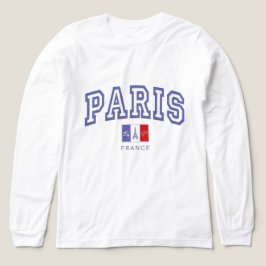 Kvinnors Paris Frankrike T Shirt