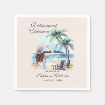 Kvinnors Pension Beach Théed Watercolor