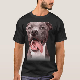 Kvinnors Perfekt för Pitbull Älskare Colorfu T Shirt