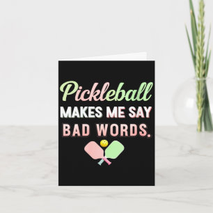 Kvinnors pickleball får mig att säga dåliga ord ro kort