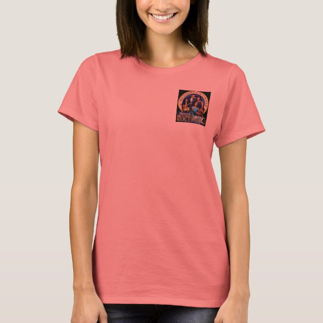 Kvinnors president Barack Obamas familj T-Shirt (Framsida)
