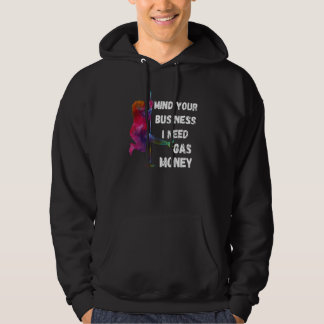 Kvinnors Priser Sköt Om Ditt Jag Behöver Pengar Fö Hoodie