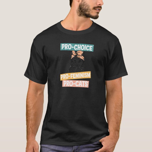 Kvinnors Pro Val  Katt  Kvinnors Rättigheter Empow T Shirt (Framsida)