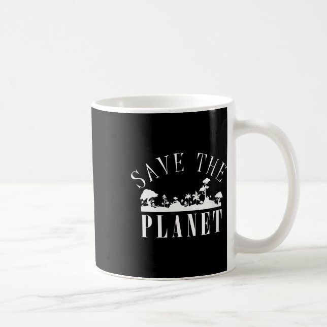 Kvinnors Räddande planeten miljöskydd Kaffemugg (Höger)