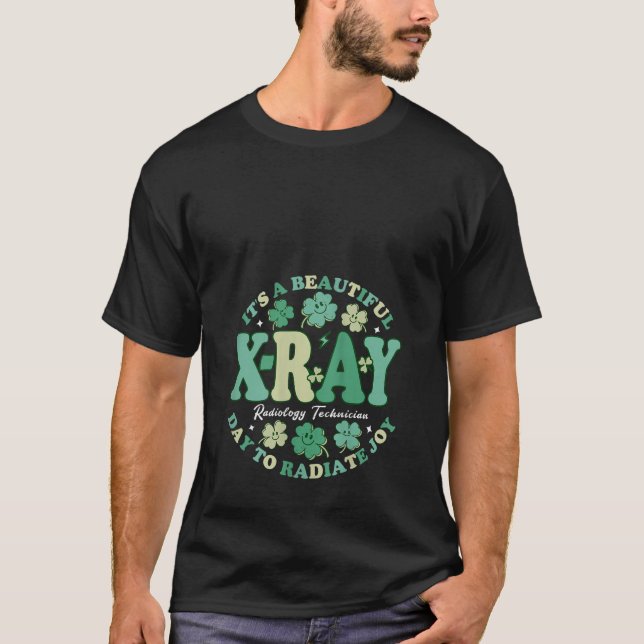 Kvinnors radioaktivitet Joy X Ray Radiology Techni T Shirt (Framsida)