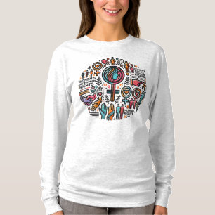 Kvinnors rättigheter är mänskliga rättigheter Lång T Shirt