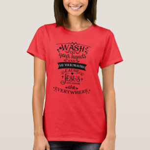 Kvinnors Religiösa T-Shirt