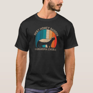 Kvinnors Retro Honey badger-design för farmaceutis T Shirt