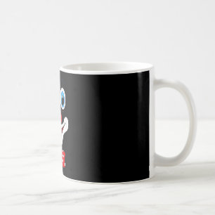 Kvinnors roliga clownkostymer för barnkarneval kaffemugg