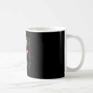 Kvinnors roliga clownkostymer för barnkarneval kaffemugg