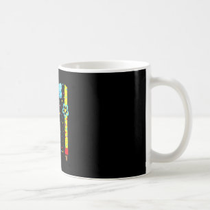 Kvinnors roliga clownkostymer för barnkarneval kaffemugg