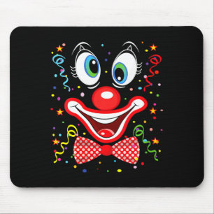 Kvinnors roliga clownkostymer för barnkarneval musmatta